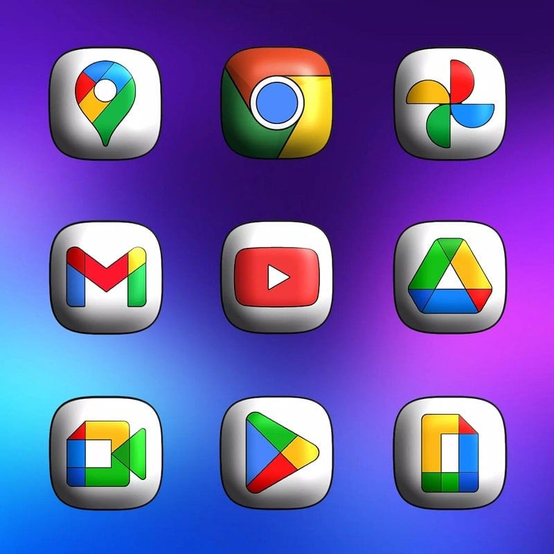 One UI 3D interface displaying app icons arranged in groups