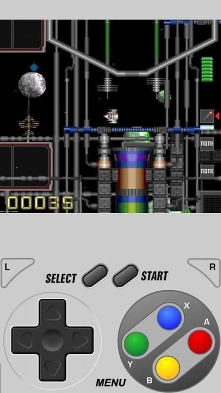 SuperRetro16 mod apk showing gameplay on a phone