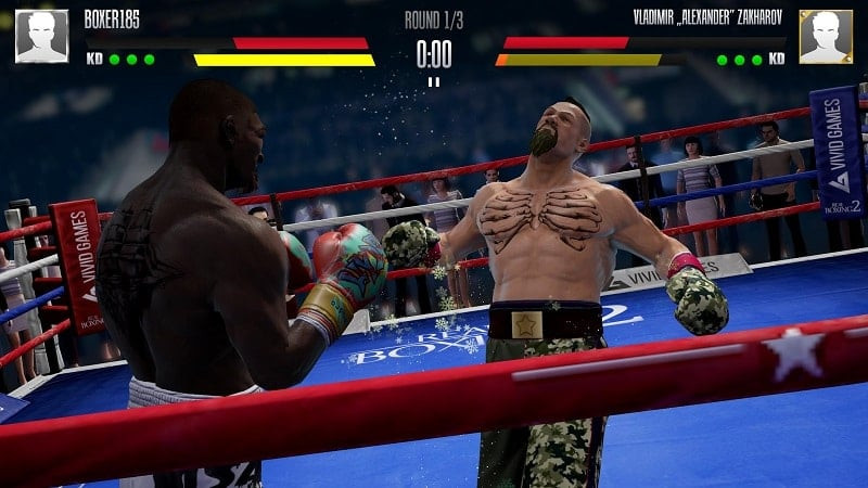 Real Boxing 2 MOD APK download interface for Android.