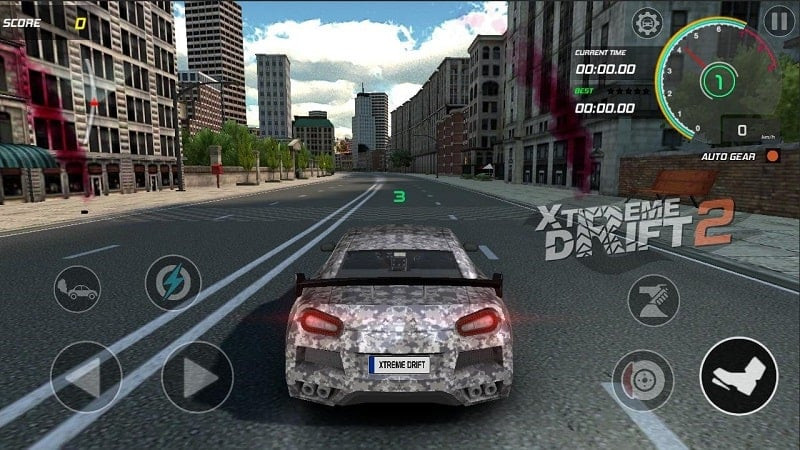 Xtreme Drift 2 game interface on an Android phone