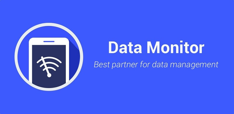 alt text: Giao diện ứng dụng Data Usage Monitor trên điện thoại