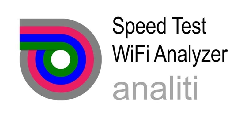 alt text: Giao diện ứng dụng Speed Test WiFi Analyzer hiển thị kết quả kiểm tra tốc độ mạng.