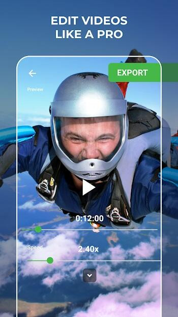 alt text: Giao diện Video Velocity MOD APK