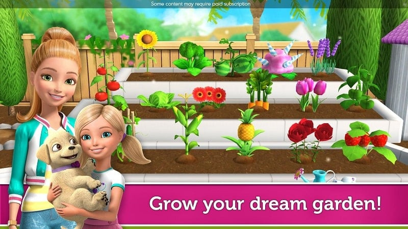 alt text: Hình ảnh chiếc thuyền trong game Barbie Dreamhouse Adventures, cho phép người chơi khám phá những địa điểm mới.