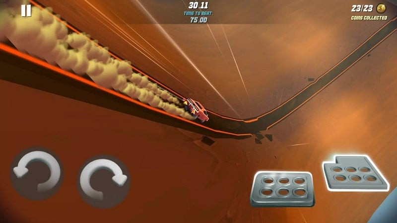 alt text: Hình ảnh đường đua trong game Stunt Car Extreme