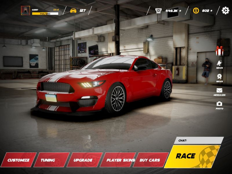 Drift for Life gameplay screenshot showing a variety of race cars