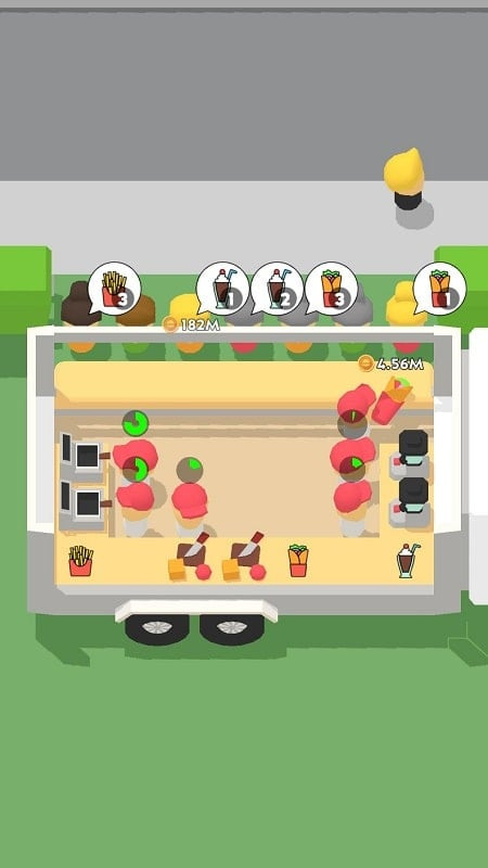 Eatventure gameplay screenshot on a phone