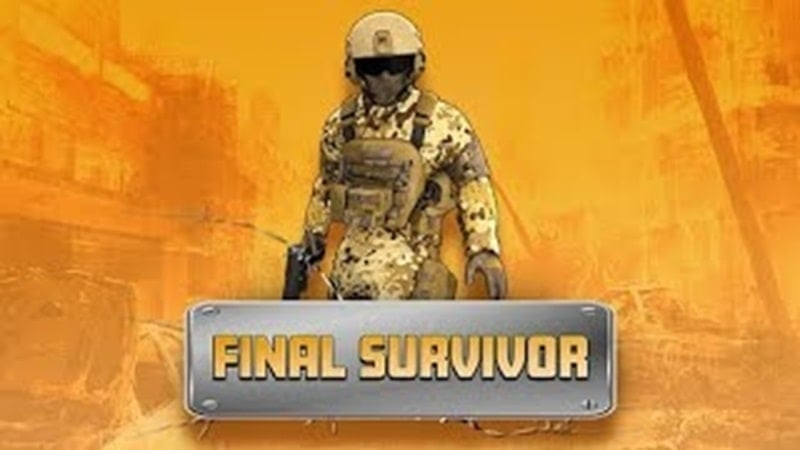 alt text: Hình ảnh game Final Survivor, nhân vật chính đứng trước bối cảnh hoang tàn hậu tận thế, xung quanh là xác sống đang tấn công