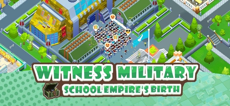 Alt text: Hình ảnh game Idle Military SCH Tycoon Games trên điện thoại