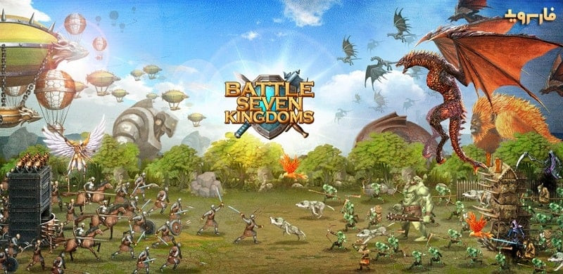 alt text: Hình ảnh game Kingdom Wars 2, các chiến binh đang giao tranh