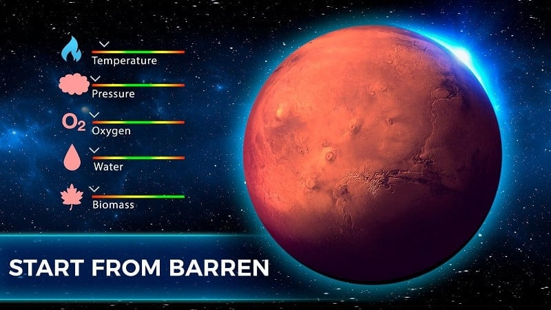 TerraGenesis mod menu interface with various options.