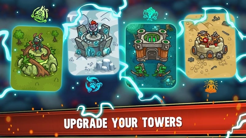 Tower Defense: Magic Quest MOD APK gameplay interface