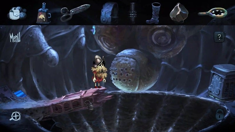 Conquistadorio gameplay depicting the main character standing before a tomb