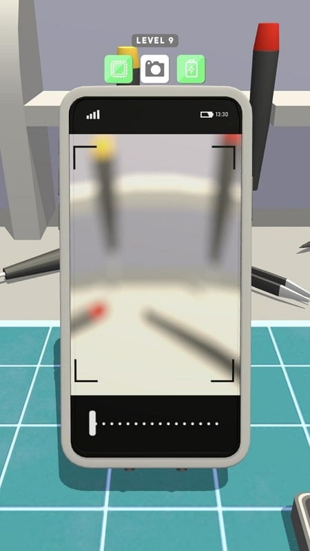 Repairing a phone in Repair Master 3D