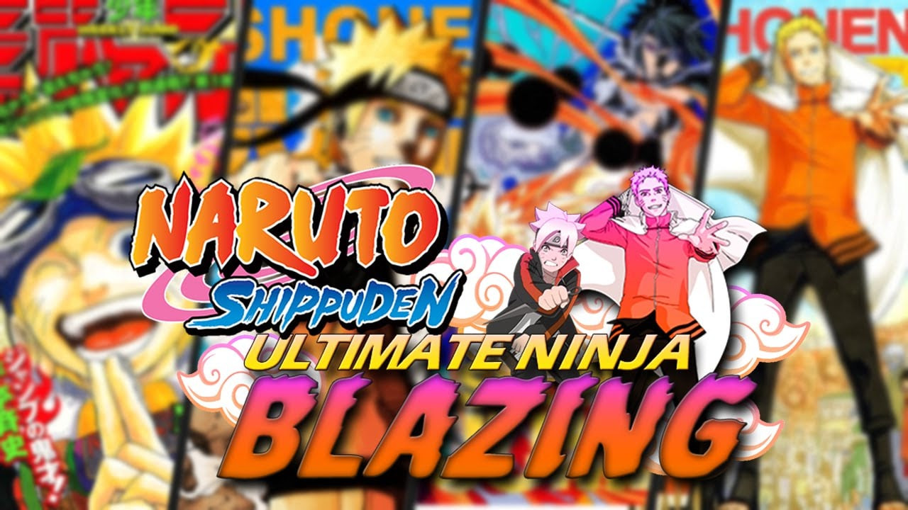 alt text: Hình ảnh gameplay Ultimate Ninja Blazing với các nhân vật quen thuộc