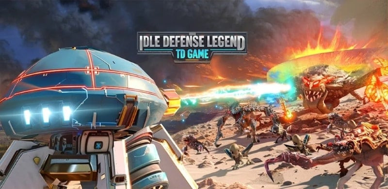 alt text: Hình ảnh giao diện game Idle Defense Legend