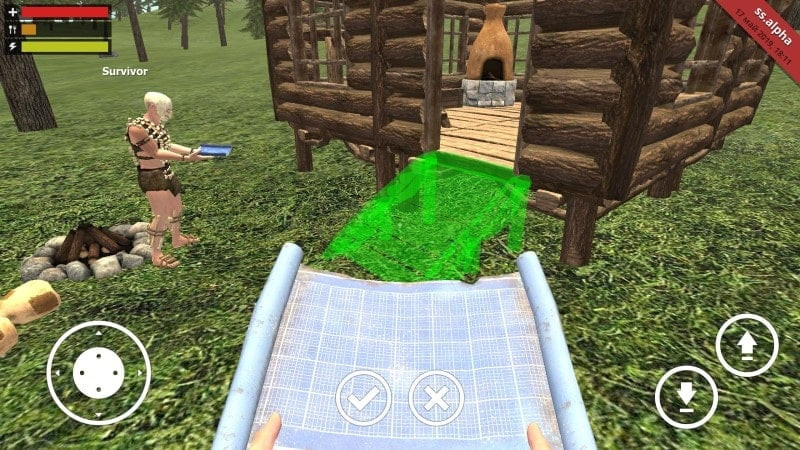 Survival Simulator MOD APK gameplay screenshot.