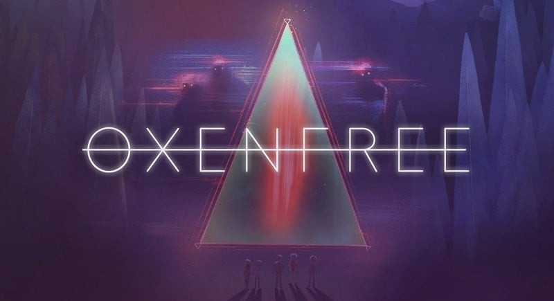 alt text: Hình ảnh giới thiệu game OXENFREE, với khung cảnh u ám, huyền bí trên một hòn đảo.