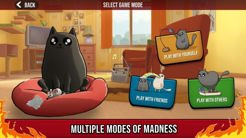 alt text: Hình ảnh mèo nổ trong game Exploding Kittens 2 MOD APK