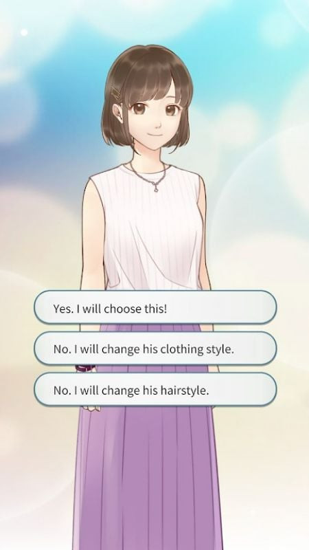 Star Lover Otome Romance Games screenshot displaying dialogue choices.