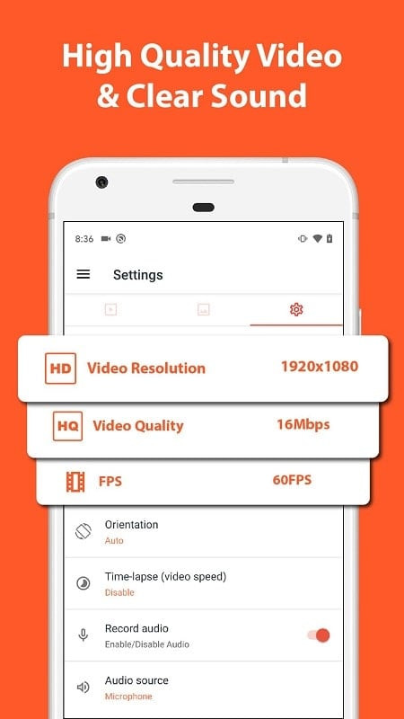 alt text: Hình ảnh minh họa tính năng livestream của AZ Screen Recorder trên Android