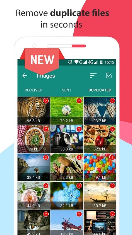 alt text: Hình ảnh minh họa tính năng tự động xóa tệp tin của Cleaner for WhatsApp MOD APK