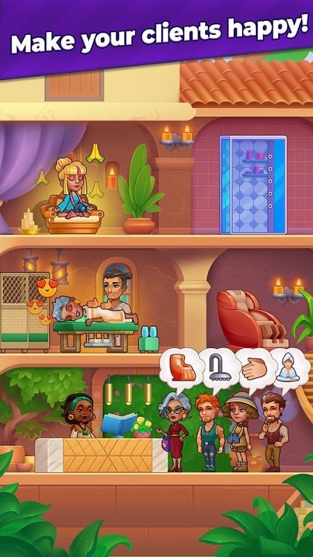 Soul Spa screenshot showing upgraded facilities and a more modern spa environment.