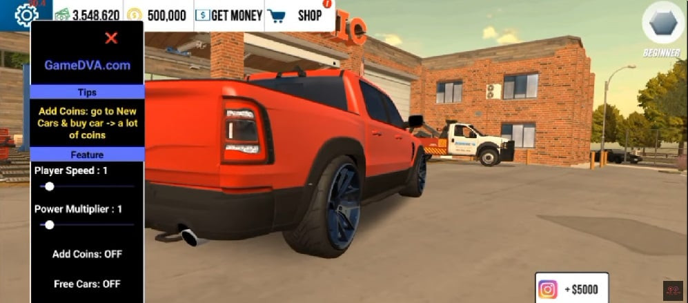 Unlimited gold displayed in Car Parking Multiplayer