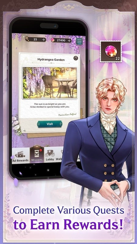 alt text: Hình ảnh trong game Gentleman's Proposal, nữ chính đang suy nghĩ về lựa chọn của mình