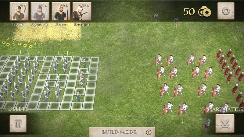 Troops clashing in Legions of Rome 2