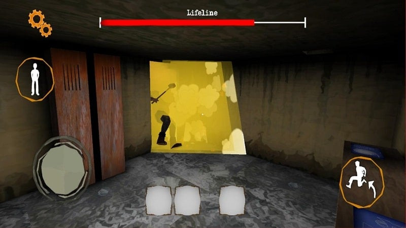 The character in The Twins uses an item to open a door