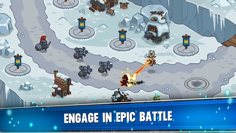 Setting traps in Tower Defense: Magic Quest MOD APK