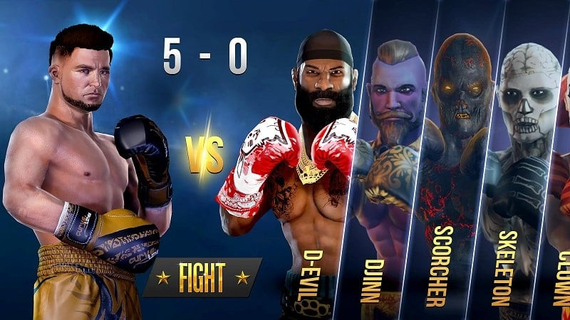 A boxer in Real Boxing 2 MOD APK.