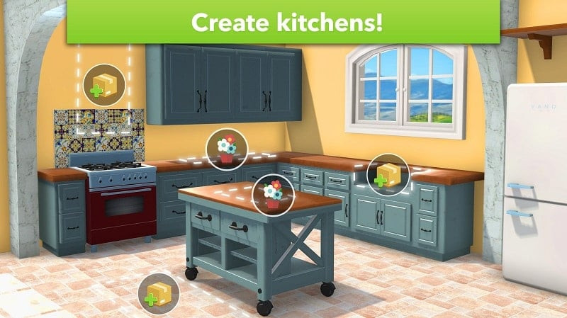 The match-3 mini-game in Home Design Makeover allows players to relax and earn rewards.