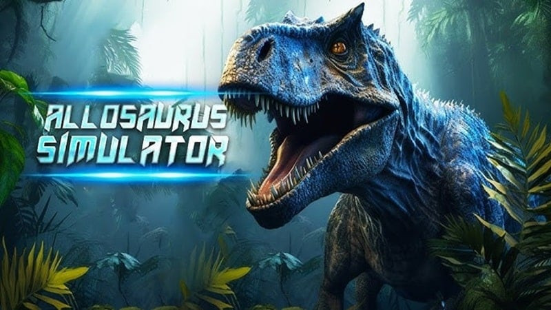 alt text mô tả hình ảnh Allosaurus trong game Allosaurus Simulator