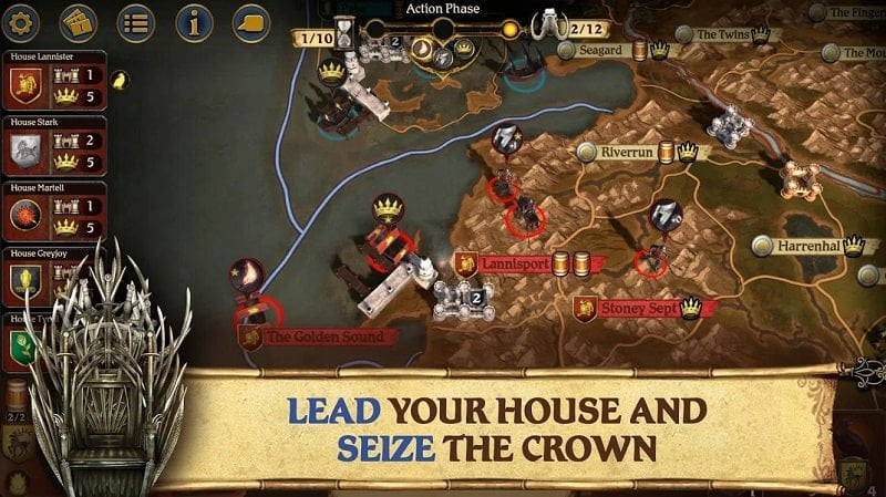 alt text: Một cảnh trong game A Game of Thrones