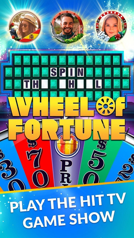 Player solving a puzzle in Wheel of Fortune: Free Play MOD