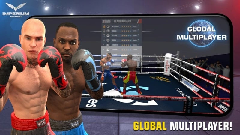 Character customization screen in Boxing - Fighting Clash