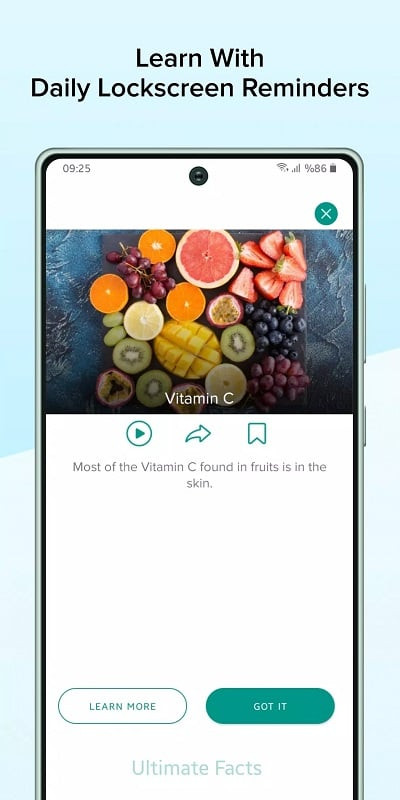 Ultimate Facts MOD APK app with a user-friendly interface