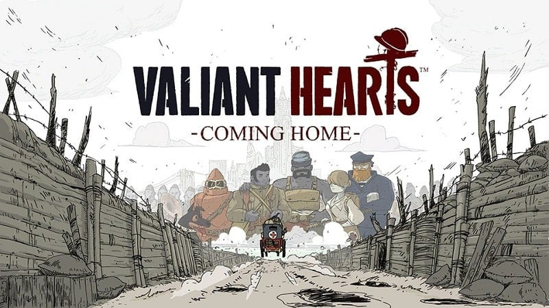 alt text: Valiant Hearts: Coming Home - Hình ảnh minh họa game với phong cách đồ họa độc đáo, khắc họa bối cảnh chiến tranh thế giới thứ nhất