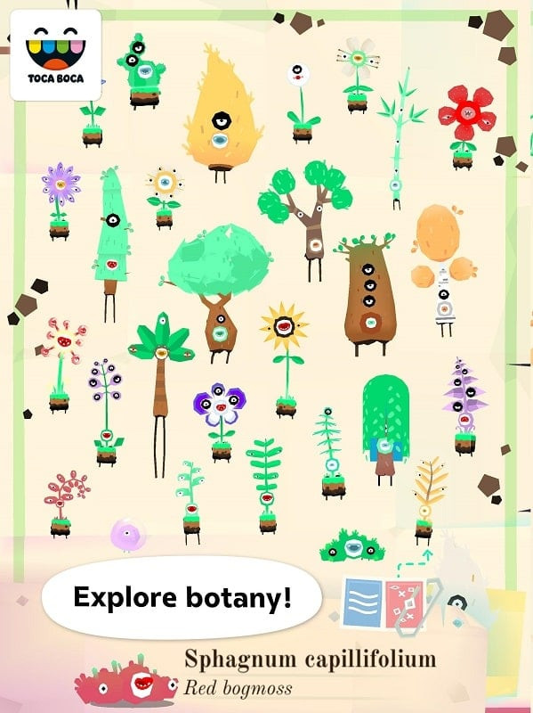 Experimenting with plants in Toca Lab: Plants