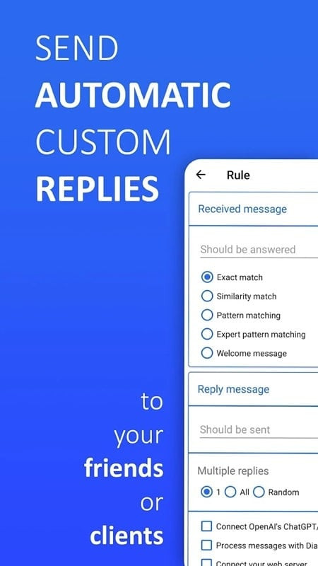 Setting up reply rules in AutoResponder for Signal