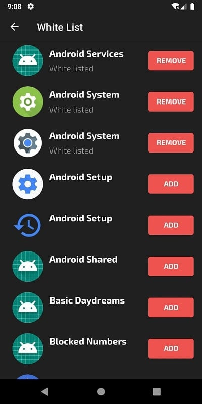 Removing unused apps with Game Accelerator Mod Free