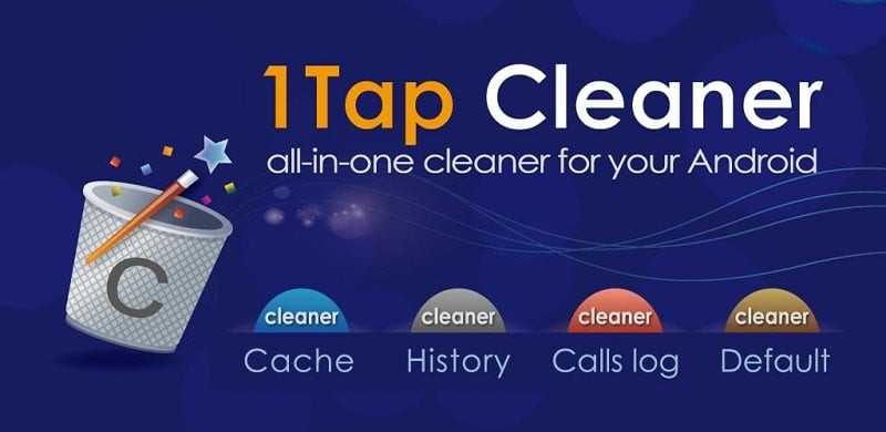 alt: Ứng dụng 1Tap Cleaner Pro trên màn hình điện thoại