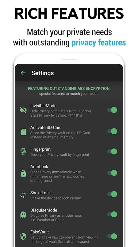 alt: Ứng dụng Photo Vault PRIVARY MOD APK miễn phí