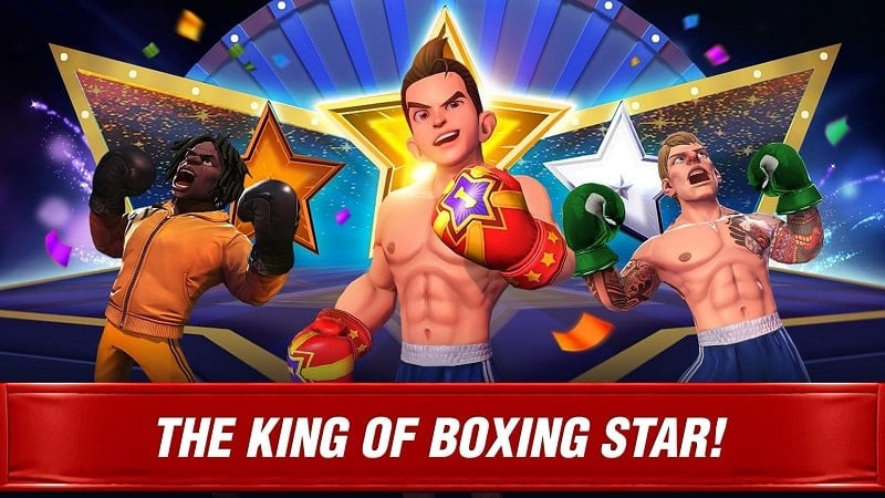 alt: Võ sĩ ăn mừng chiến thắng trong Boxing Star