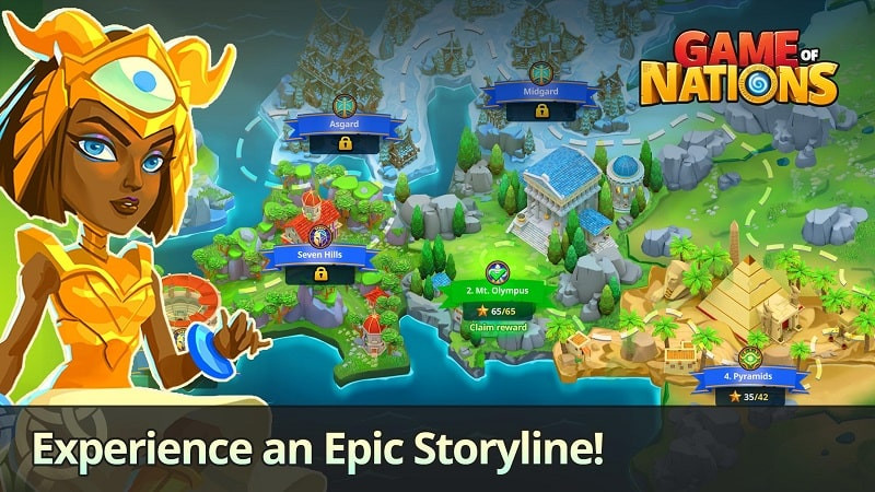 alt="Ảnh minh họa lối chơi Game of Nations: Epic Discord MOD APK"