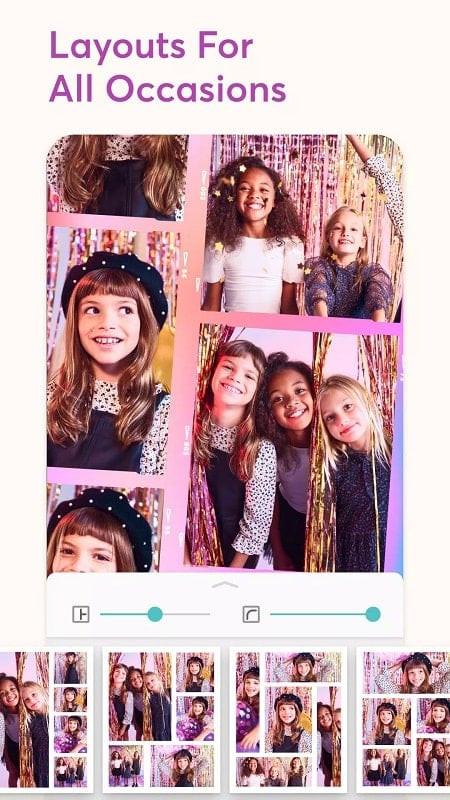 Photo editing and decoration options in PicCollage