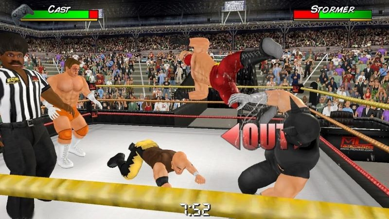 alt="Cảnh đấu vật trong game Wrestling Empire"