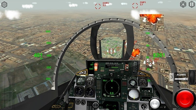 alt=Hình ảnh game AirFighters, máy bay chiến đấu trên tàu sân bay